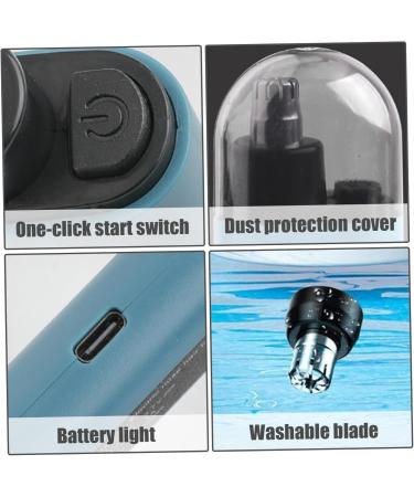 Portable Rechargeable Nose Hair Trimmer for Men - Safe Painless & Electric with Dust Cover | Type-C 6000RPM - Buy Online on SooperMarket.com