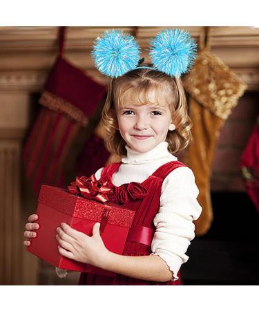 Tinsel Headband with Balls Kids Foil Strips Head Boppers Glitter Christmas Hair Band Performance Stage Cosplay Hair Accessories Head Boppers - Buy Online on SooperMarket.com