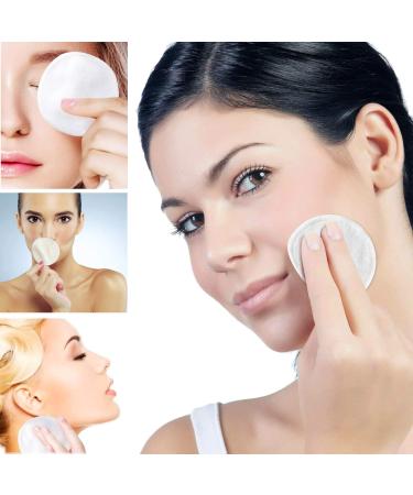 PINOWU 16 Pack Reusable Bamboo Makeup Remover Pads with Laundry Bag - Organic Cotton Rounds for Facial Cleansing - Chemical-Free Bamboo Velour - White - Buy Online on SooperMarket.com