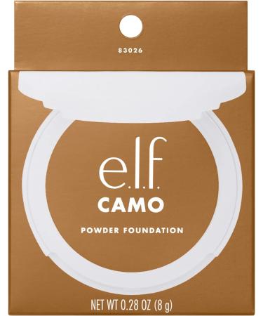 e.l.f. Camo Powder Foundation Tan 415 C 8g - Primer-Infused, Long-Lasting Medium-to-Full Coverage Formula - Buy Online on SooperMarket.com