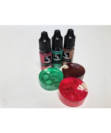 Metallic Alcohol Ink Set - 26 Vibrant Colors for Resin Art | Alcohol-Based Inks - Buy Online on SooperMarket.com
