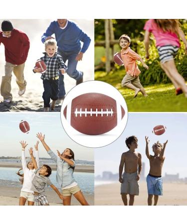 Stylife Mini Inflatable Football 7.5 Inch Playground Ball for Kids & Junior Outdoor Games - Brown - Buy Online on SooperMarket.com