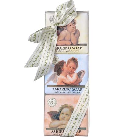Nesti Dante Gift Set Amorino - Luxurious 3x150g Soaps | International Shipping Available - Buy Online on SooperMarket.com