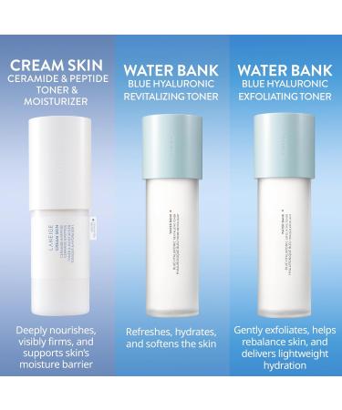 LANEIGE Cream Skin Toner & Moisturizer 2-in-1 | Amino Acid Rich | Hydrating & Strengthening | 1.6 Fl Oz - Buy Online on SooperMarket.com