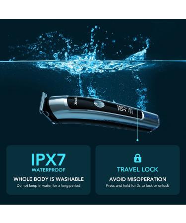 OPOVE Electric Beard Trimmer for Men - All-in-1 Grooming Kit | Manscape Body, Nose Trimmer - Cordless Clippers with Waterproof Design | 115min Runtime - Buy Online on SooperMarket.com