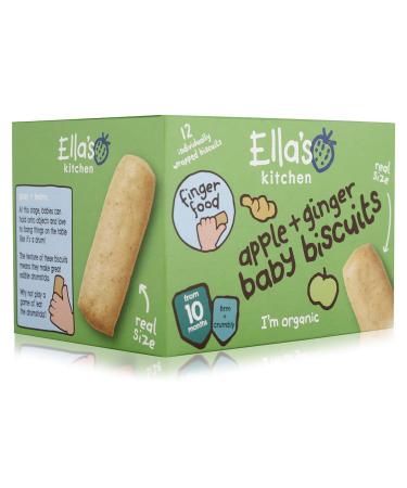 Ella's Kitchen Apple and Ginger Biccies 108g