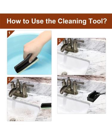 Premium Beard Cleaning Tool Set - 1 Original Size & 1 Compact - Essential Grooming for Men | Keep Sink & Worktops Clean - Buy Online on SooperMarket.com