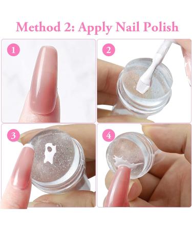 Nail Stamper Kit with Clear French Tip Stamp, 3 Nail Art Pens, and Scrapers - Nail Stamping Accessories for French Nails - Buy Online on SooperMarket.com