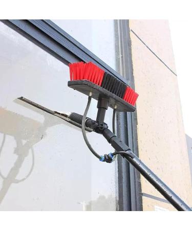 Water Fed Pole Kit Water Fed Telescopic Brush Squeegee Water/Hose Fed Pole Window Cleaning Brush Equipment Cleaning 35cm Brush Head 4M/13FT - Buy Online on SooperMarket.com