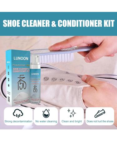 Mashin Fz150 Shoe Cleaner | Foamzone 150 Shoe Cleaner | Foamzone 150 Shoe Cleaner Kit for White Shoes | Remove Stain Dirt and Grime | FoamZone 150 Shoe Cleaner & Conditioner Kit 1pcs - Buy Online on SooperMarket.com