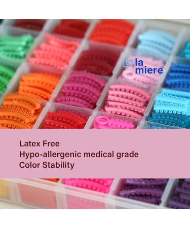 2080 Power Sticks Orthodontic Ligature Ties | Elastic O-Ties Bands for Braces - 26 Ties per Stick (Mix Color) - Buy Online on SooperMarket.com