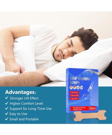 Nasal Strips Anti Snoring Devices - 60 Pcs Nose Strips for Effective Snoring Relief and Nasal Congestion - Buy Online on SooperMarket.com