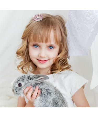 8 PCS Mini Crystal Rhinestone Princess Crown Hair Comb Set for Girls - Perfect Birthday Party Hair Decoration - Buy Online on SooperMarket.com