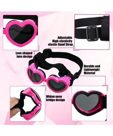 Xuniea 2 Pieces Small Dog Helmet and Goggles Puppy Sunglasses UV Protection PET Helmet with Adjustable Belt Dog Motorcycle Hard Safety Hat for Doggie Windproof Glasses Small Dog Cycling Riding(Pink) - Buy Online on SooperMarket.com