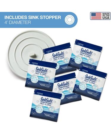 Travel Laundry Detergent Liquid Soap + Odor Eliminator - TSA Compliant 6 Sink Packets for All Fabrics Delicates Safe Compact & Convenient | Buy Online - Buy Online on SooperMarket.com