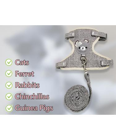 Adjustable Kapsing Rabbit Leash & Accessories | Elastic Leash for Small Animals & Cats with Dishes - Shop Now! - Buy Online on SooperMarket.com