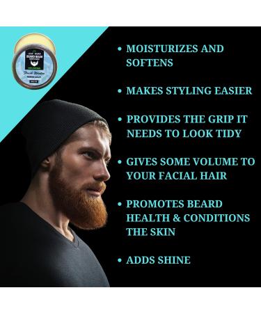 Premium 100% Natural Beard Balm - Fresh Winter Scent | Made in Canada 57g - International Shipping Available - Buy Online on SooperMarket.com