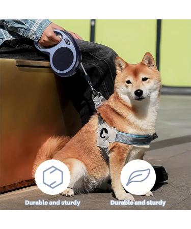 New Classic Retractable Dog Leash for Dogs up to 15kg - Ultra Strong 5m Belt with 360 Guiding & Braking - Black - International Shipping - Buy Online on SooperMarket.com