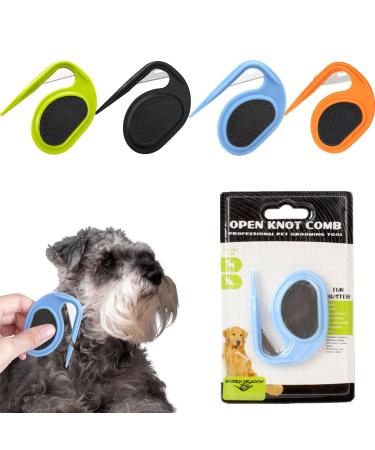 May huang de -filtering knife cat 4 pieces of knot comb hair distance tool multifunctional hair removal comb portable pet comb de -moving ridge for undercoat & feast