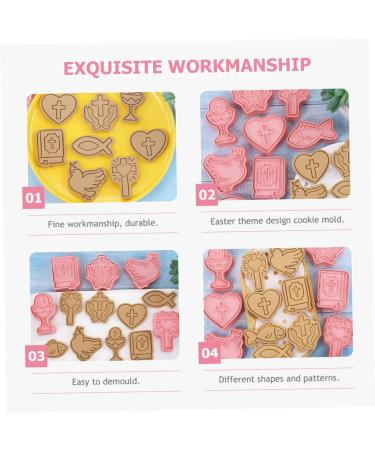 Alipis 8pcs Mold Cookie Baking Wedding Postage Stamps Fondant Cutters Chocolate Cookies Chocolate Biscotti Valentines Day Cookie Cutters Plastic Cat Food Candy Pudding Food Pp Dessert - Buy Online on SooperMarket.com