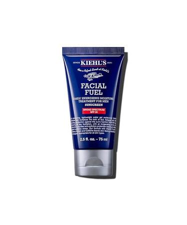 Kiehl's Facial Fuel Moisturizer with SPF 20 for Men, Energizing Face Moisturizer for Dull Skin, Non-Greasy Feel, Hydrating Lotion and Broad Spectrum Sunscreen, with Caffeine, Vitamin C & Vitamin E 2.5 Fl Oz / 75 ml