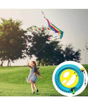 Seababoo 16 cm Kite Roll Cord Winch - Dragon Kite Roller Winder with 150m Line & Leash for Ultimate Flying Experience - Buy Online on SooperMarket.com