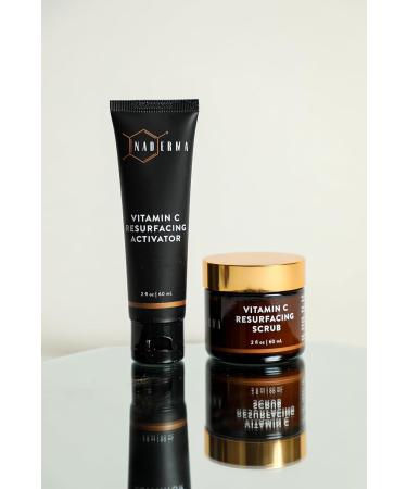 Naderma Vitamin C Resurfacing Scrub + Activator | Brightening Exfoliator for Radiant Skin | International Shipping Available - Buy Online on SooperMarket.com