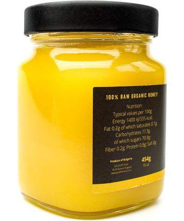 454g Organic Raw Linden Bee Honey - GOLDWAX - Buy Online on SooperMarket.com