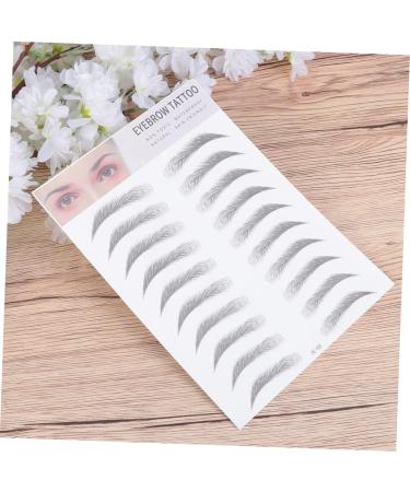 Angoily 2pcs 3d Eyebrow Stickers 6d Template Eyebrow Shape - Buy Online on SooperMarket.com