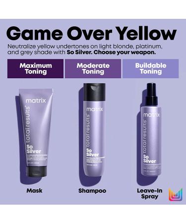 Matrix Total Results So Silver Deep Conditioning Hair Mask - Repairs Blonde & Silver Hair - 6.8 Fl Oz - Buy Online on SooperMarket.com