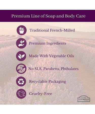 A La Maison de Provence Liquid Hand Soap - Citrus Blossom, 16.9 oz Pump Bottle, Natural & Moisturizing - Buy Online on SooperMarket.com