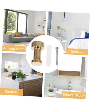 Cabilock 2pcs Bathroom Towel Hook Wall Mounted Hooks Bathroom Robe Brass Coat Hooks Brass Hook Wall Hanging - Buy Online on SooperMarket.com