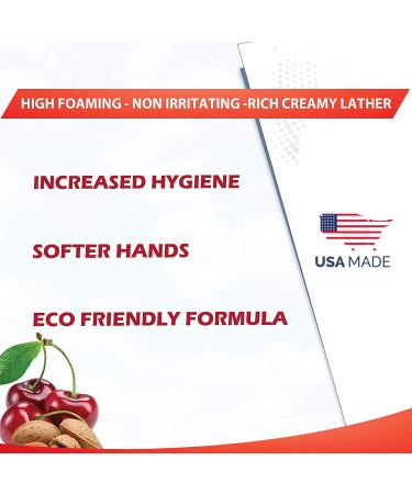 GreenFist Almond Cherry Foaming Hand Soap Refill - 128oz - Made in USA - Buy Online on SooperMarket.com