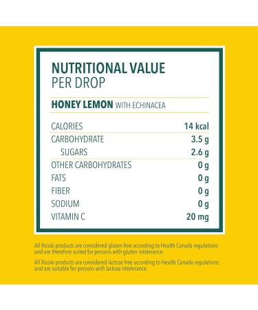 Ricola Honey Lemon Echinacea Cough Drops 19 Count Bag - Buy Online on SooperMarket.com