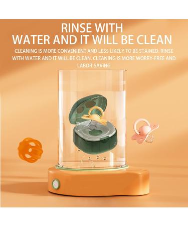 Stylish Ghirting Pacifier Container | Universal Portable Pacifier Clips Box & Accessories Storage - Green - Buy Online on SooperMarket.com