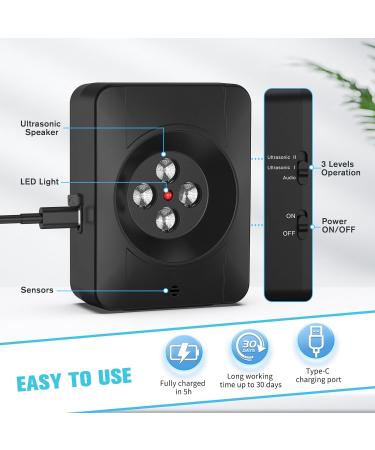 Anti-Bark Devices for Dogs | Rechargeable 4 Transmitters & 33ft Ultrasound Control | Safe for Small to Large Dogs - Buy Online on SooperMarket.com