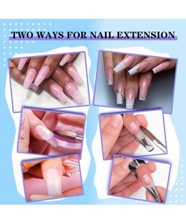 Professional Acrylic Nail Kit for Beginners - Complete Starter Set with Primer, Tips, Glue, and Brush - Size A - Buy Online on SooperMarket.com