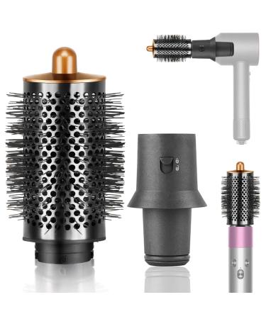 Large Round Volumizing Brush for Dyson for Airwrap HS05 HS01 Multi-Styler for Limp Flat Hair with Adapter for Hair Dryer HD01 HD02 HD03 HD08 Curling Hair Tool