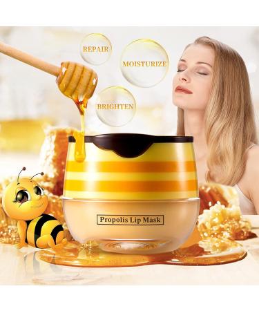 LSxia Bee Balm Honey Lip Mask - Hydrating & Moisturizing Lip Care for Dry Cracked Lips - Buy Online on SooperMarket.com