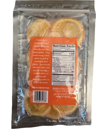 Trader Joe's Sweetened Dried Orange Slices - Pack of 6, 5.3 oz Each - Buy Online on SooperMarket.com