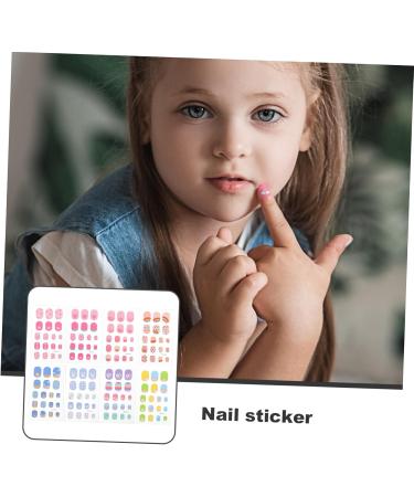 Gogogmee 8 Sheets Children's Nail Stickers Nails False Nail Nails for False Nails Nails Press on Nails for False Nail Tips Fake Nails False Nail for - Buy Online on SooperMarket.com