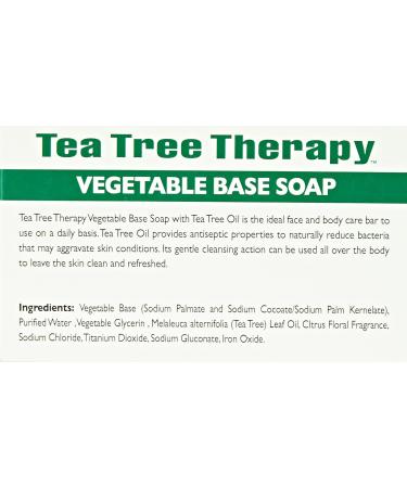 Tea Tree Therapy Tea Tree Vegetable Base Soap 3.5 Oz - Buy Online on SooperMarket.com