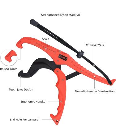 RUNCL Fishing Plier  Fish Lip Gripper Kit  Fishing Remover Extractor  Multi-Function Fishing Tools for Saltwater  Freshwater  Ice Fishing  Premium Fishing Gifts for Men A: 8" Orange Plier Gripper Kit - Buy Online on SooperMarket.com