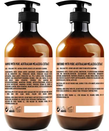 Keratin Shampoo and Conditioner Set - Sulfate Free with Moroccan Argan Oil - Moisturizing Treatment for Hair Thickening, Volume, and Shine - Men and Women - Buy Online on SooperMarket.com