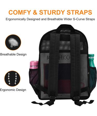 Heavy Mesh Beach Backpack with Padded Shoulder Strap - Ideal for Swimming, Diving & Outdoor Sports | Portable Oxygen Tank Carrier - Buy Online on SooperMarket.com