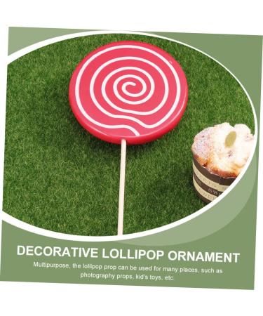 Alipis 8 Pcs Christmas Lollipop Ornaments Giant Lollipop Prop K ds Toys Lollipop Prop Realistic Peg with Hook Food Decor Micro Toys Wedding Decorations Wooden Unique Party Supplies Child - Buy Online on SooperMarket.com