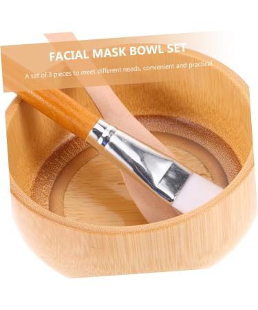Beavorty Wooden Mask Bowl Set - Beauty Mixing Bowl & DIY Facial Mask Tools for Estheticians | Ideal for Clay & Mud Masks - Buy Online on SooperMarket.com