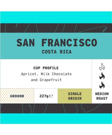 Coffee Ground for Cafetiere 227g Bag Costa Rica Ground Coffee Chocolate & Fruits Notes 100% Arabica Medium Roast Speciality Freshly Roasted Single Origin (We Are Coffee Co) Ground Cafetiere 227 g (Pack of 1) - Buy Online on SooperMarket.com