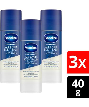 Vaseline All Over Jelly Balm Stick Healing Jelly Skin Care Unscented 40g (Pack of 3) Skin Moisturizer - Buy Online on SooperMarket.com