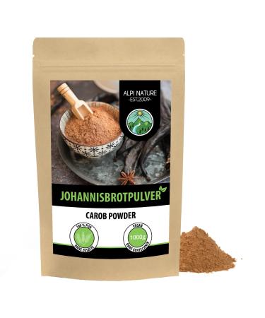 Carobpulver (1kg) Johannisbrot ground Johannisbrotpulver Dunkel Johannisbrot flour natural gently dried Johannisbrot powder 1 kg